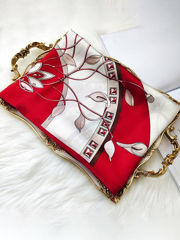 [P082] SilkSilky-UK Pure Silk Scarf 002