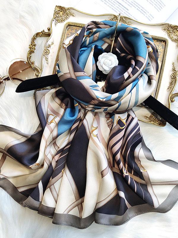 [P087] SilkSilky-UK Pure Silk Scarf 002
