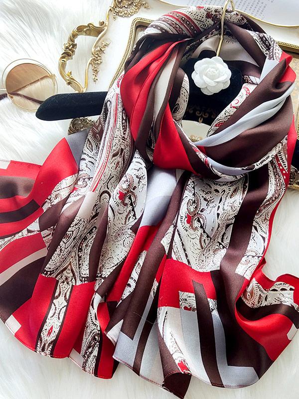 [P088] SilkSilky-UK Pure Silk Scarf 001