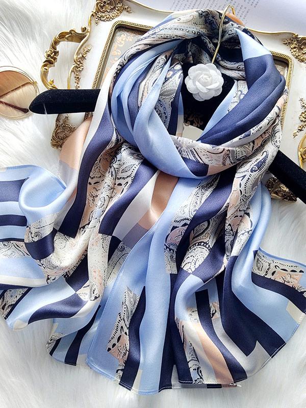 [P089] SilkSilky-UK Pure Silk Scarf 001