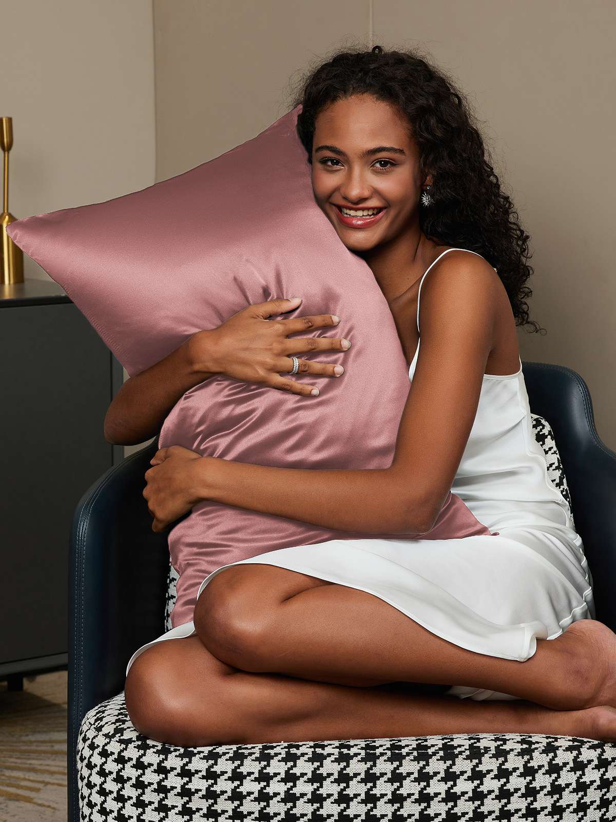 [Pale Mauve] SilkSilky-UK 22Momme Pure Silk Pillowcase 002