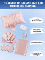[Pale Mauve] SilkSilky-UK 19Momme Pillowcase Set 002