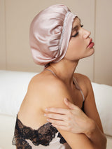 [Pale Mauve] SilkSilky-UK Sleep Cap 001