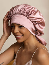 [Pale Mauve] SilkSilky-UK Sleep Cap 002