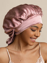 [Pale Mauve] SilkSilky-UK Sleep Cap 003