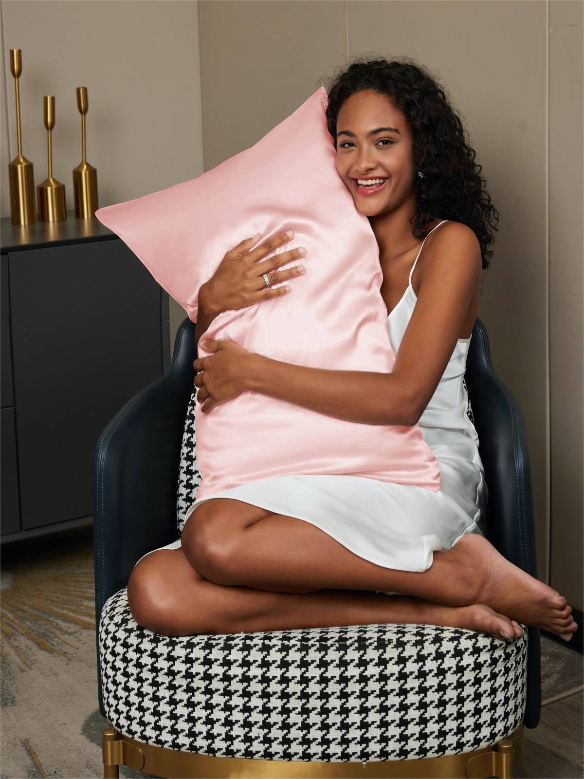 [Pink] SilkSilky-UK 22Momme Pure Silk Pillowcase 002