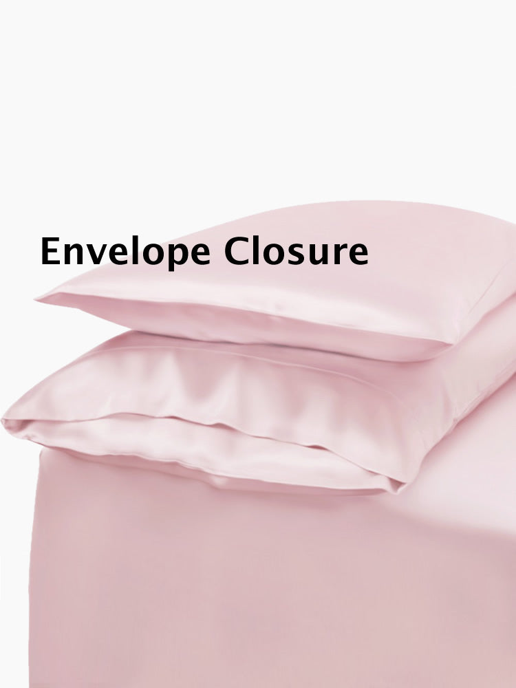 [Pink] SilkSilky-UK 22Momme Pure Silk Pillowcase Set 008