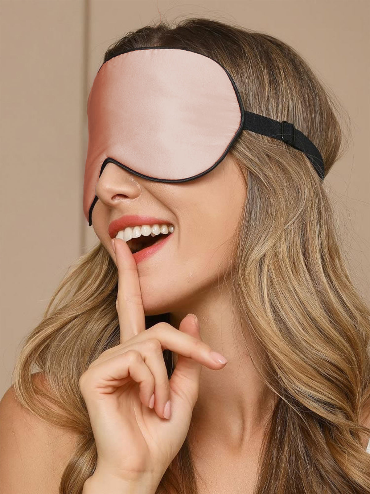 [Pink] SilkSilky-UK 19Momme Pure Silk Eye Mask 002