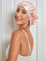 [Pink] SilkSilky-UK Sleep Cap 001