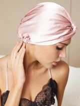 [Pink] SilkSilky-UK Sleep Cap 002