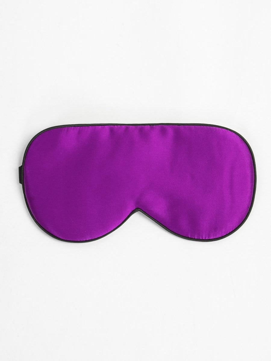[Purple] SilkSilky-UK 19Momme Pure Silk Eye Mask 006