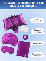 [Purple] SilkSilky-UK 19Momme Pillowcase Set 002