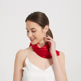 [Red] SilkSilky-UK Scarf 007