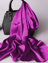[Purple] SilkSilky-UK Scarf 001