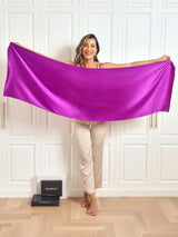 [Purple] SilkSilky-UK Scarf 008