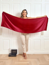 [Wine] SilkSilky-UK Scarf 002