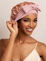 [Pink] SilkSilky-UK Sleep Cap 001