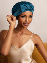 [Teal] SilkSilky-UK Sleep Cap 001