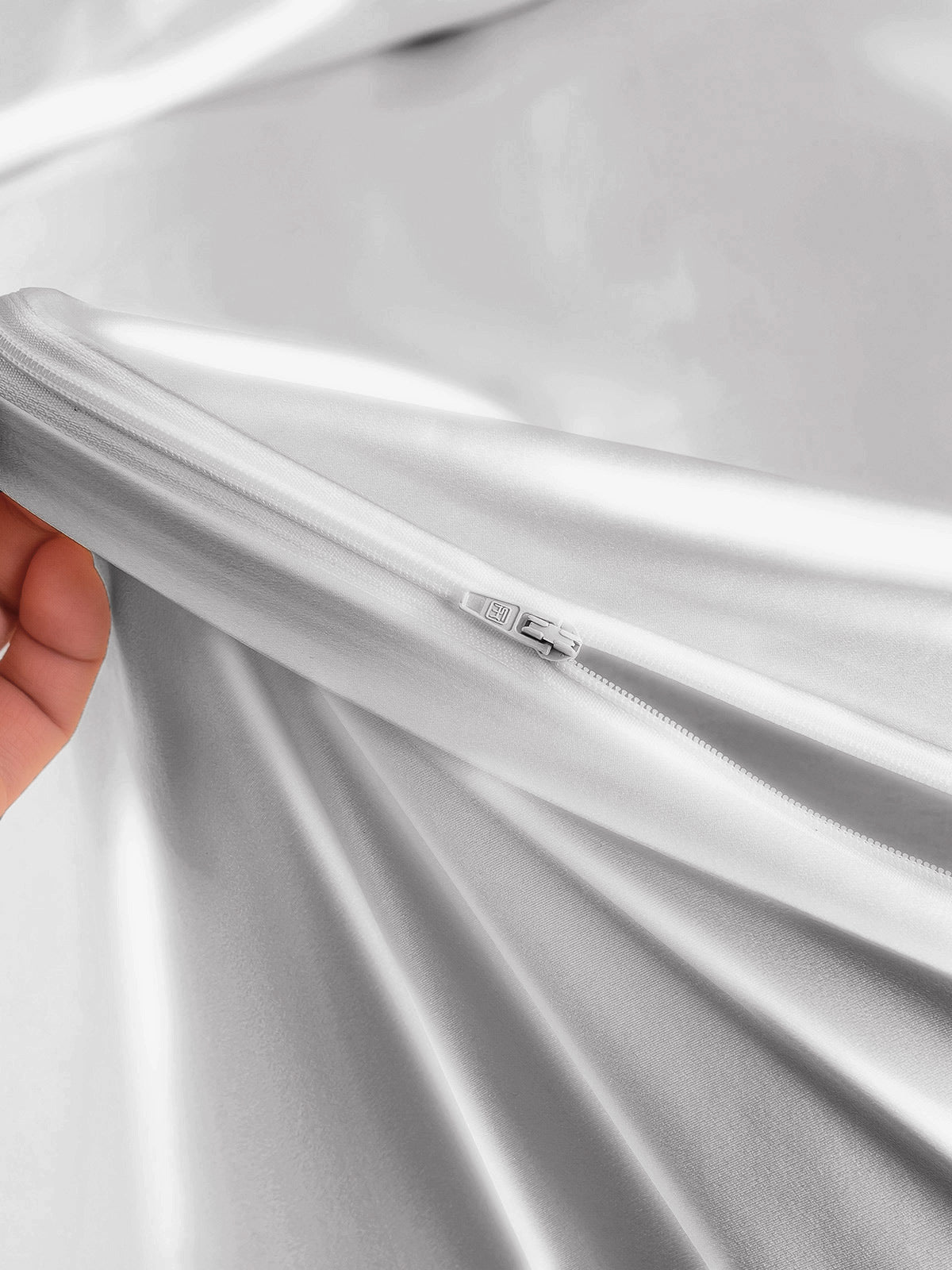 [Silver] SilkSilky-UK 19Momme Pure Silk Bedding Set 005