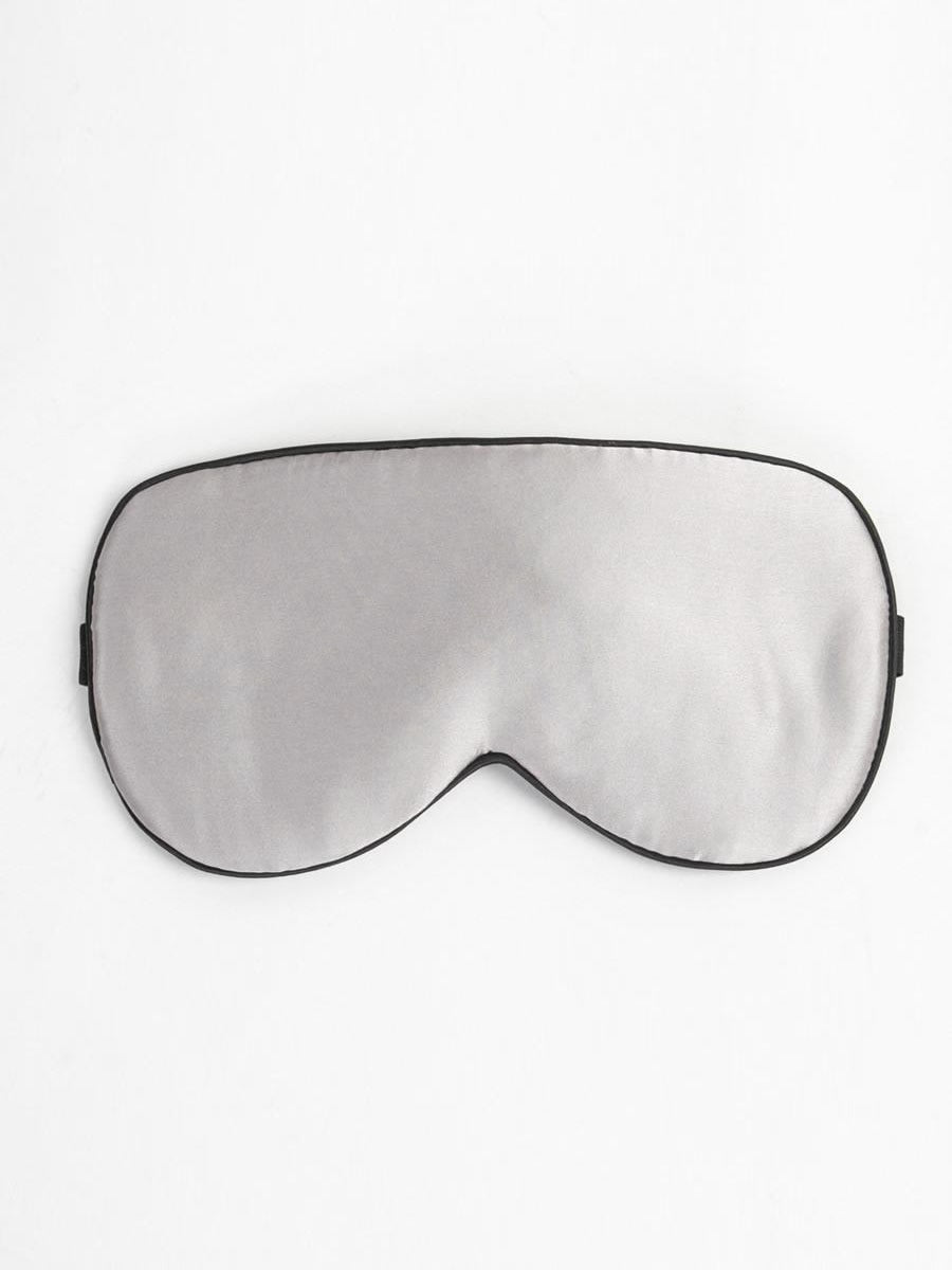 [Silver] SilkSilky-UK 19Momme Pure Silk Eye Mask 005