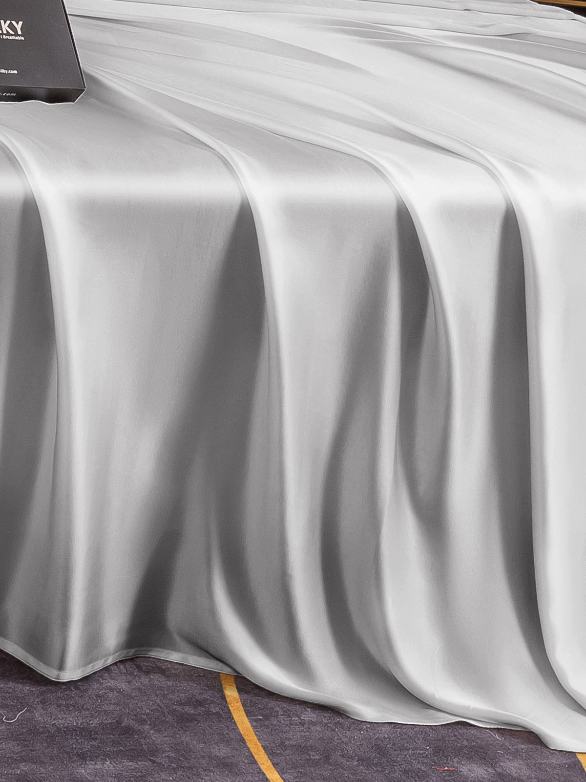 [Silver] SilkSilky-UK 19Momme Pure Silk Sheet 003