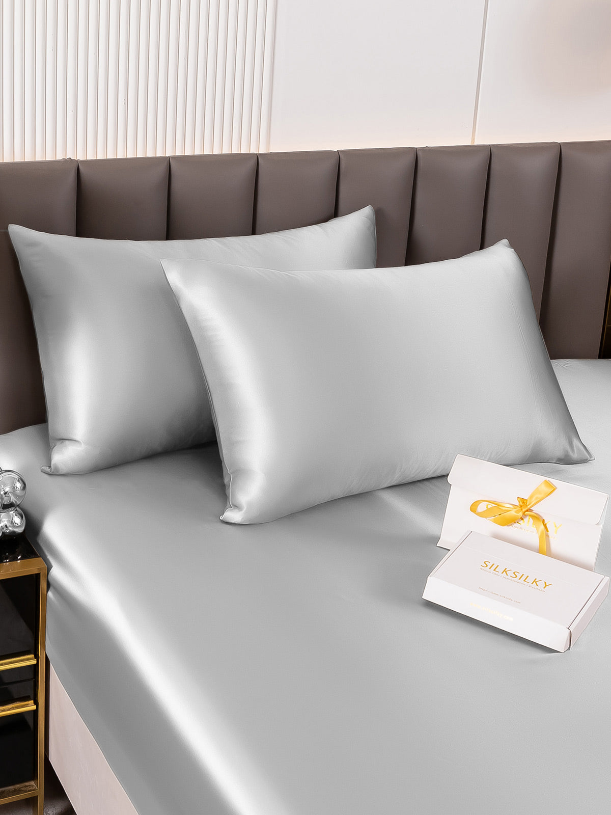 [Silver] SilkSilky-UK 22Momme Pure Silk Pillowcase 003