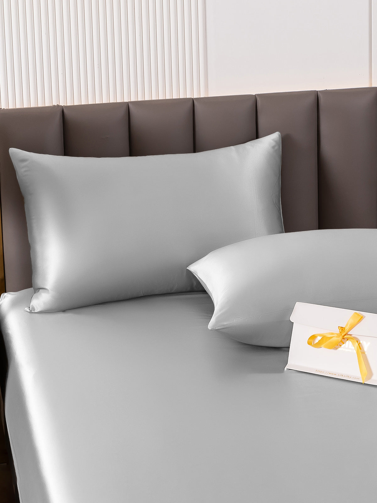 [Silver] SilkSilky-UK 22Momme Pure Silk Pillowcase 005