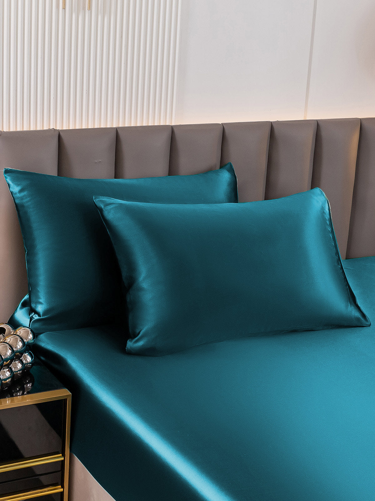 [Teal] SilkSilky-UK 22Momme Pure Silk Pillowcase 004