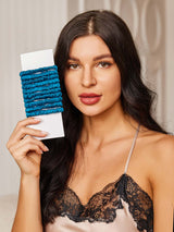[Teal] SilkSilky-UK Scrunchie 001