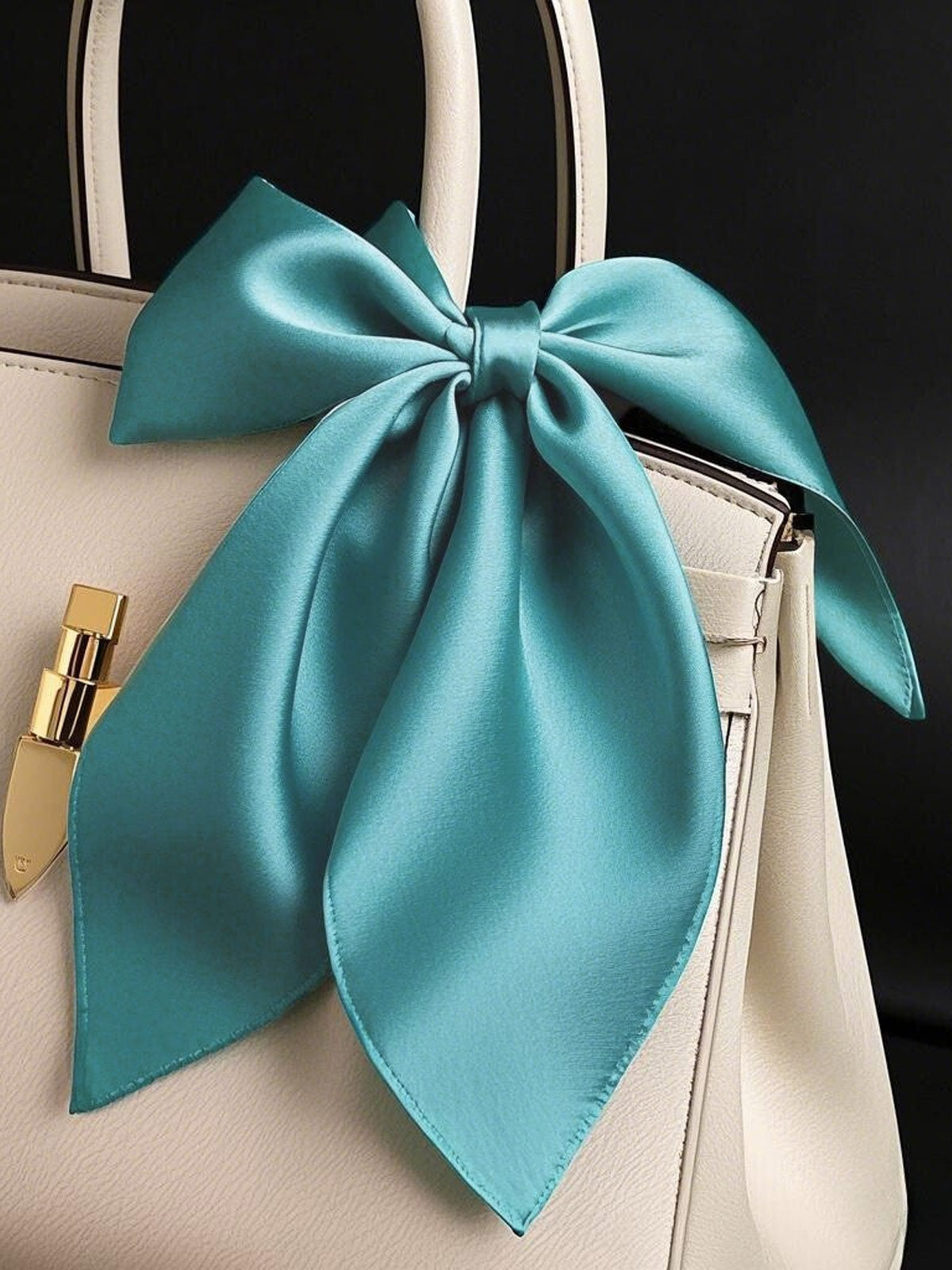 [Teal] SilkSilky-UK Scarf 001