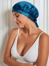 [Teal] SilkSilky-UK Sleep Cap 001