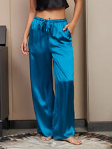 [Teal] SilkSilky-UK Women's Pants 003