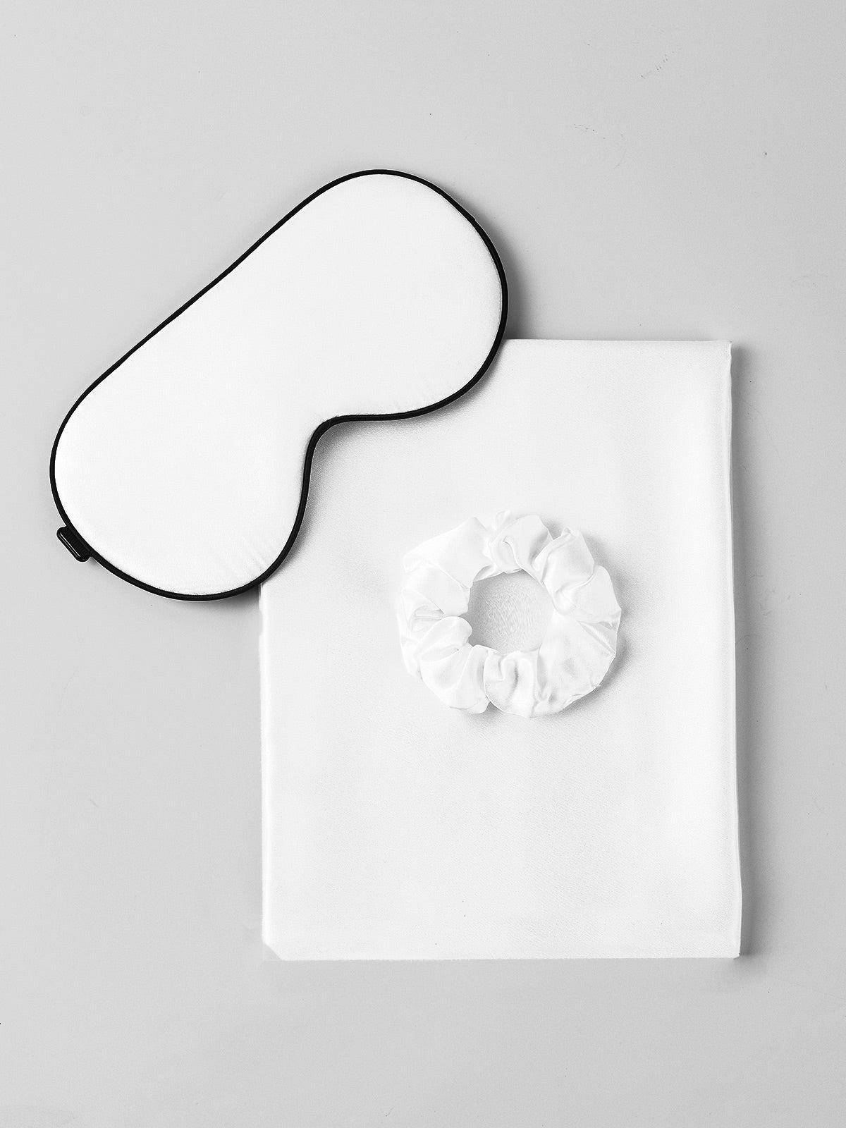 [White] SilkSilky-UK 19Momme Pure Silk Pillowcase Set 005