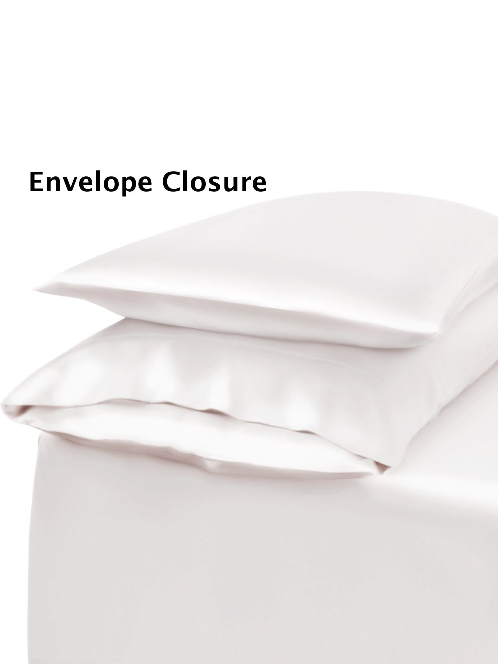 [White] SilkSilky-UK 22Momme Pure Silk Pillowcase Set 004