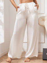 [White] SilkSilky-UK Women's Pants 001
