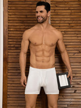 [White] SilkSilky-UK Men's Underwear 003