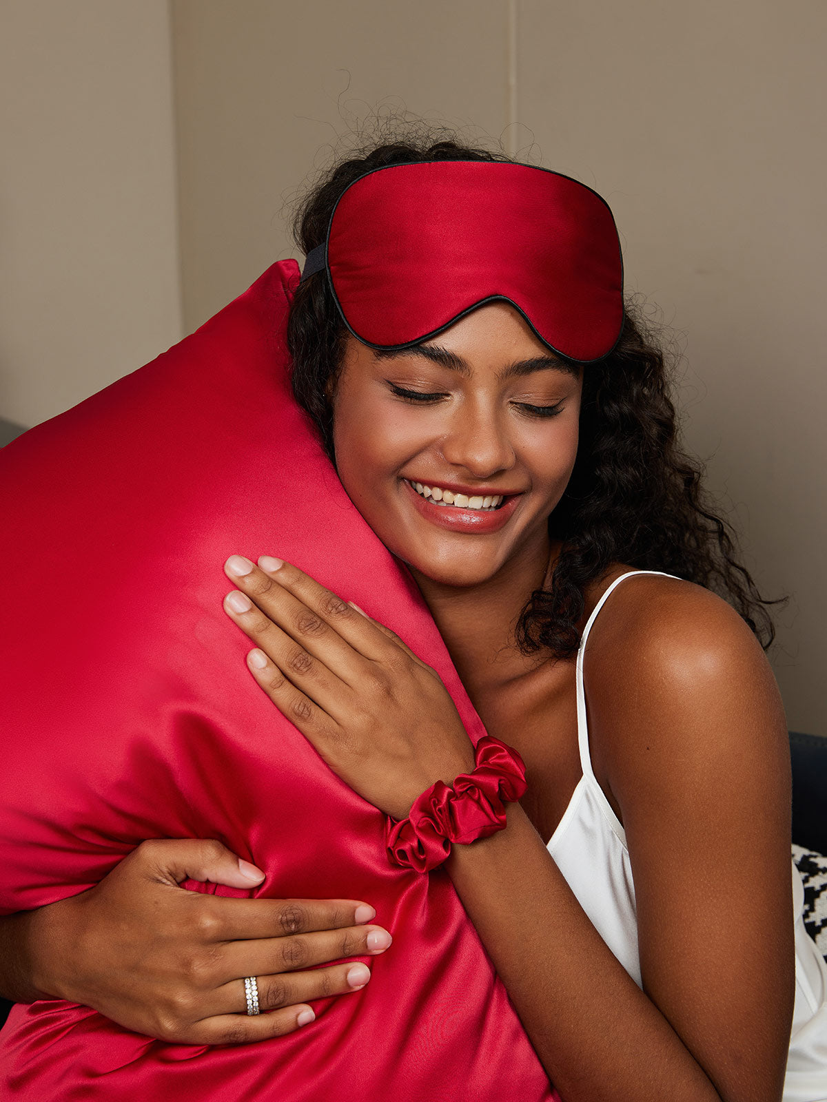 [Wine] SilkSilky-UK 19Momme Pure Silk Pillowcase Set 001