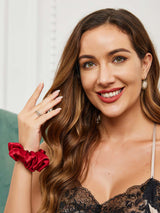 [Wine] SilkSilky-UK Scrunchie 002