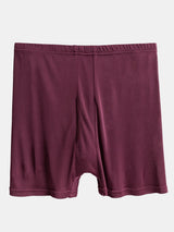 [Wine] SilkSilky-UK 100% Silk Jersey Men's Underwear 006