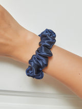 [Dark Blue] SilkSilky-UK Scrunchie 001