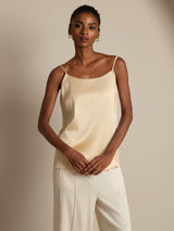 [Champagne] SilkSilky-UK Spaghetti Strap Camisole 004
