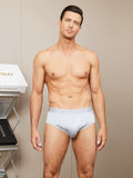 SilkSilky UK Silk Knitted Mens Underwear Gray 004