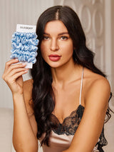 [Sky Blue] SilkSilky-UK Scrunchie 001