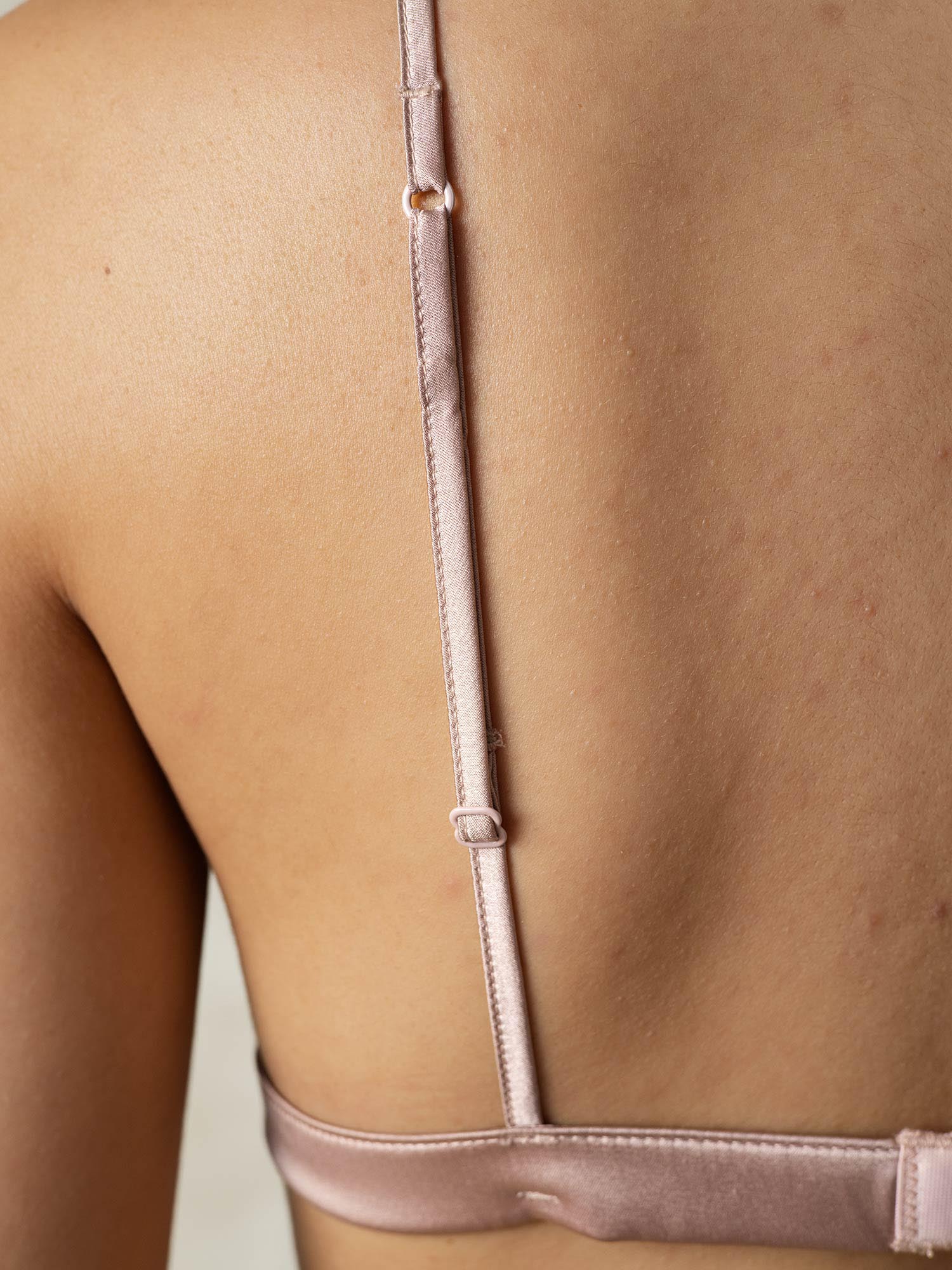 [Pale Mauve] SilkSilky-UK Silk Knitted Bra 006