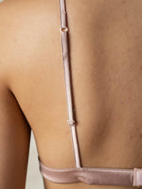 [Pale Mauve] SilkSilky-UK Silk Jersey Bra 006