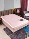 SilkSilky UK 22Momme Pure Silk Sheet Pink 002