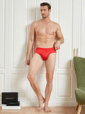 SilkSilky-UK Silk Knitted Mens Underwear Red 004