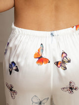 [White Butterfly] SilkSilky-UK 19Momme Silk Womens Pants 005
