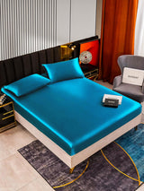 [Teal] SilkSilky-UK 22Momme Bed Linen Set 002