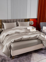 [Gray] SilkSilky-UK 22Momme Pure Silk Bedding Set 003,